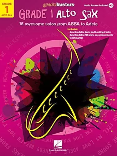 Gradebusters Grade 1 - Alto Saxophone 15 awesome solos from ABBA to Aladdin, Var