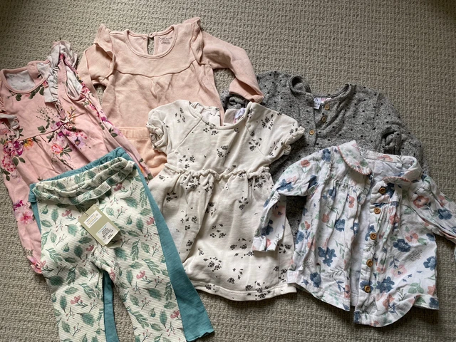 baby girl 6-9 months bundle, zara, next, primark