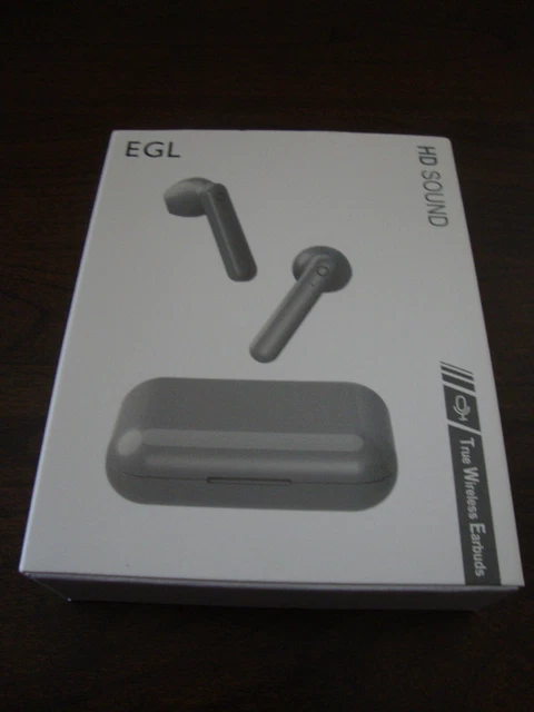 TRUE WIRELESS EARBUDS Grey Touch Control New 5.99 PicClick UK