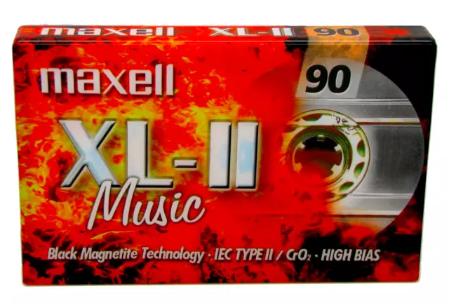 Maxell Xl-Ii 90 Minutes Blank Type 2 Chrome Audio Cassette Tape - New & Sealed