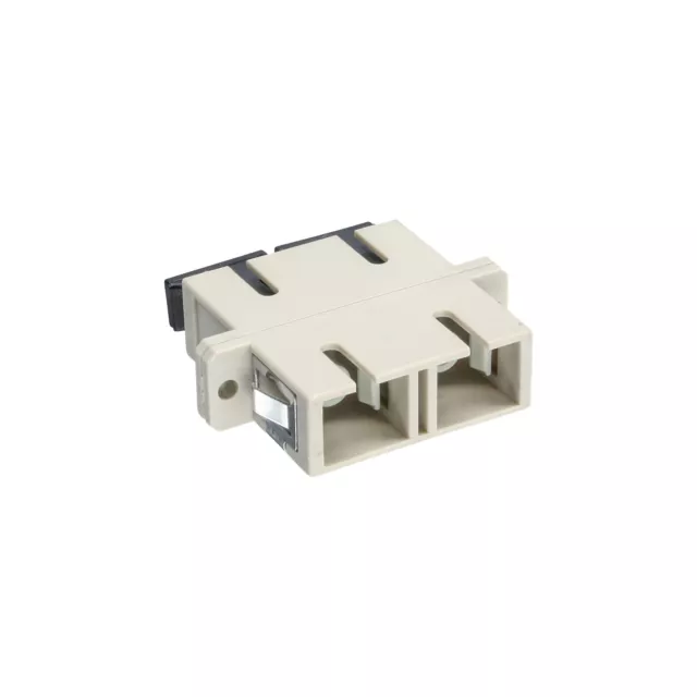 3 x InLine LWL Kupplung Duplex SC/SC multimode beige Keramik-Hülse zum Einbau