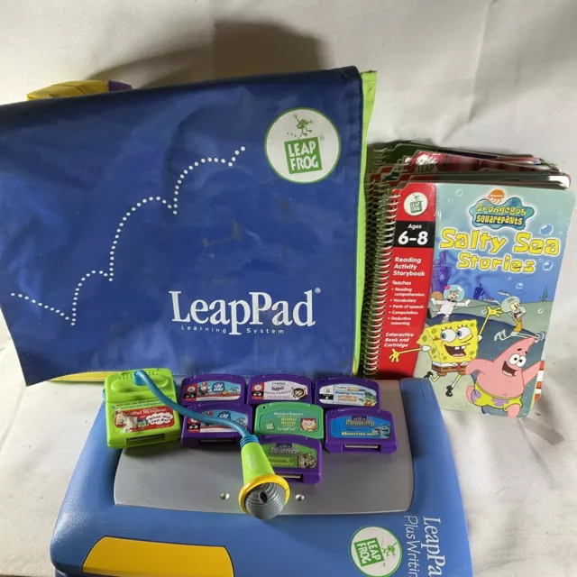 LeapFrog Leap Pad Learning System - Storage Case/Bag - 12  Books & 6 Cartridges