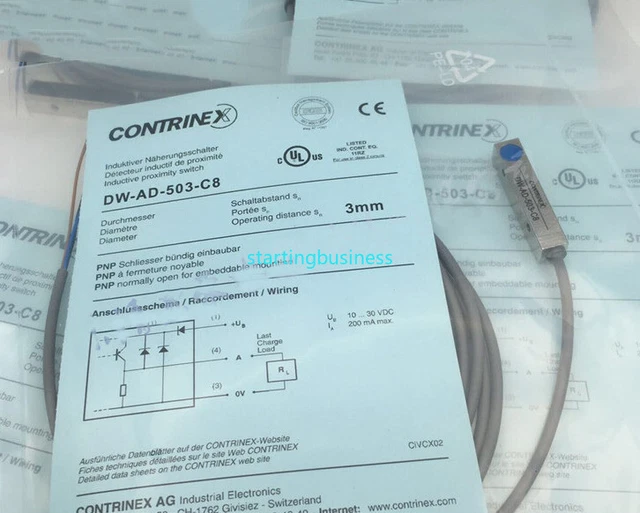 1PC NEW DW-AD-503-C8 For DWAD503C8 For Contrinex Proximity Switch ...