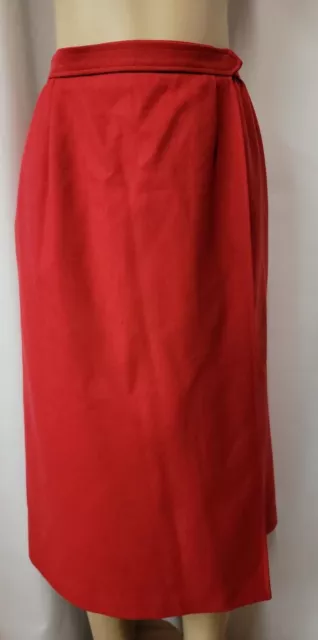 SAINT LAURENT RIVE Gauche Made in France red designer Women's wrap ...