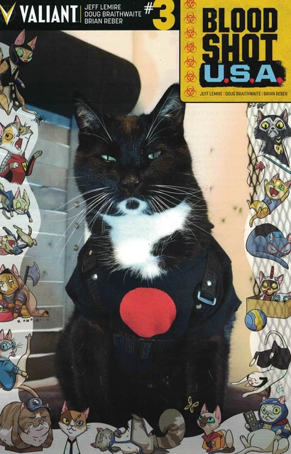 Bloodshot USA #3 Cat Cosplay Photo Variant Valiant 2016