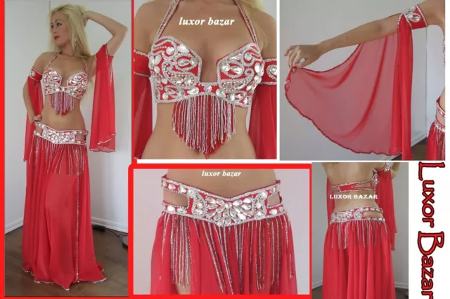 Traje de danza del vientre profesional de Egipto BELLYDANCE hecho a medida...