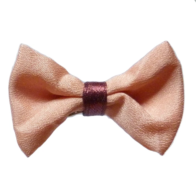Lot De 20 Barrettes à Cheveux Nœud Papillon Pour Enfants - En Satin Polyester, Colorées - Pour Queue De Cheval Ou Chignon
