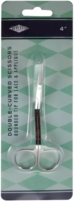 Havel's Double-Curved Lace & Applique Scissors 4"-Rounded Tips 33017