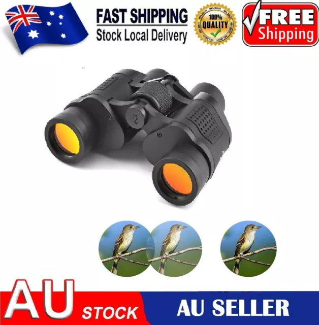 HD Fixed Zoom Outdoor Hunting Optical Night Vision 60X60 Binoculars Binoculars