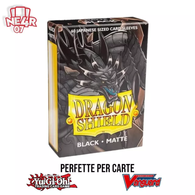Dragon Shield Paquets Protection Matte Sleeves Japanese Cartes Yugioh Noir