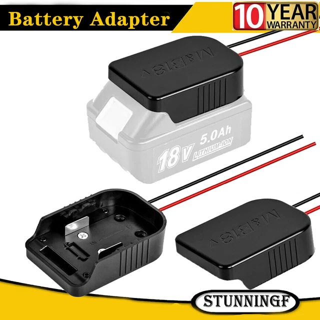 POWER WHEELS FOR Makita 18V Battery Connector Adapter Holder DIY 14AWG