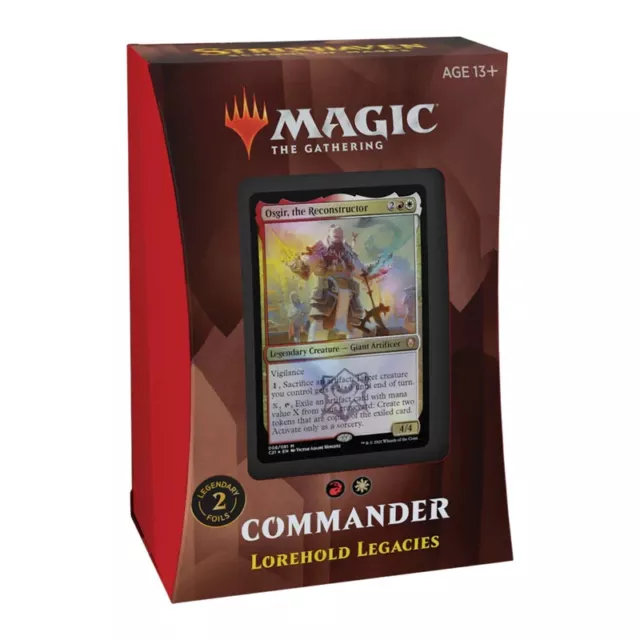 Magic The Gathering MTG Sealed Commander Sealed Strixhaven Lorehold Legacies C21