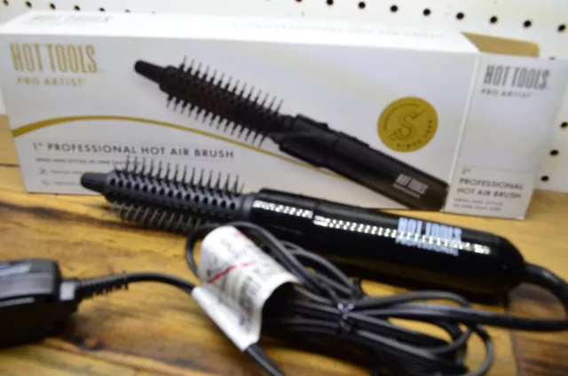 HOT TOOLS Pro Artist Hot Air Styling Brush | Style, Curl and Touch 1"