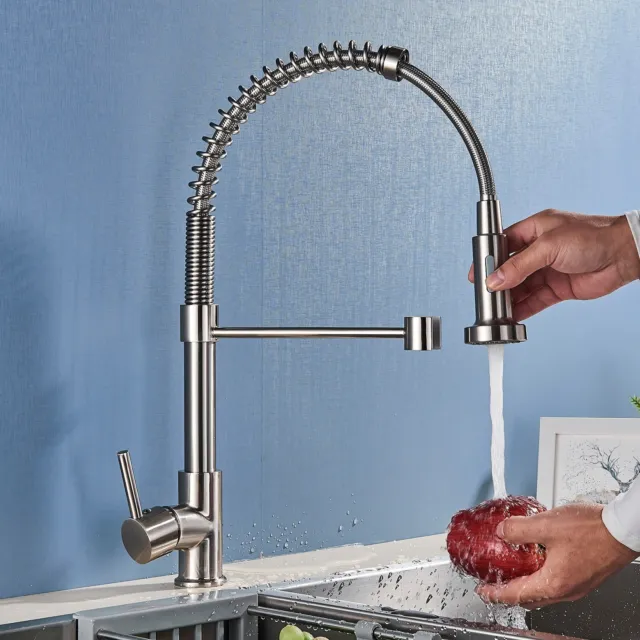 360° Küche Ausziehbar Wasserhahn Küchenarmatur mit Brause Spültischarmatur DHL