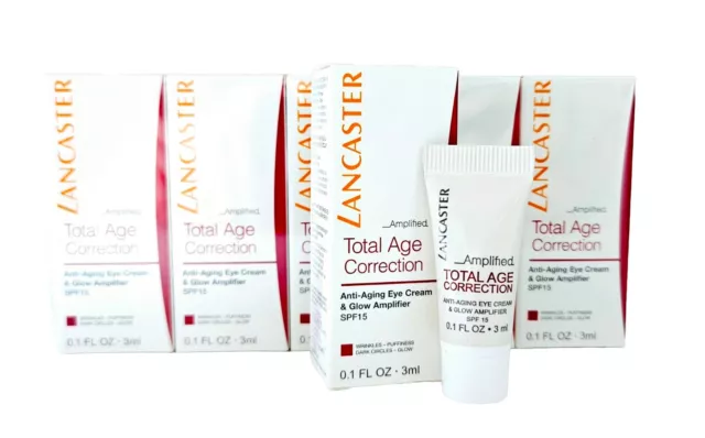 Lancaster Total Age Correction Anti-Aging Eye Cream Glow Amplifier 15 ml  5x 3ml