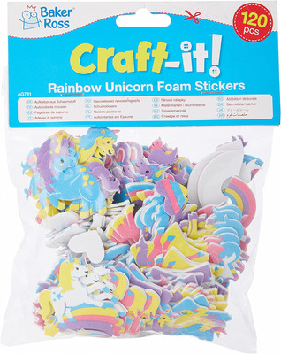 scrapbooking et arts et artisanat pour enfants AT794 Bandes autocollantes arc-en-ciel pour artisanat de cartes Baker Ross pack de 10 
