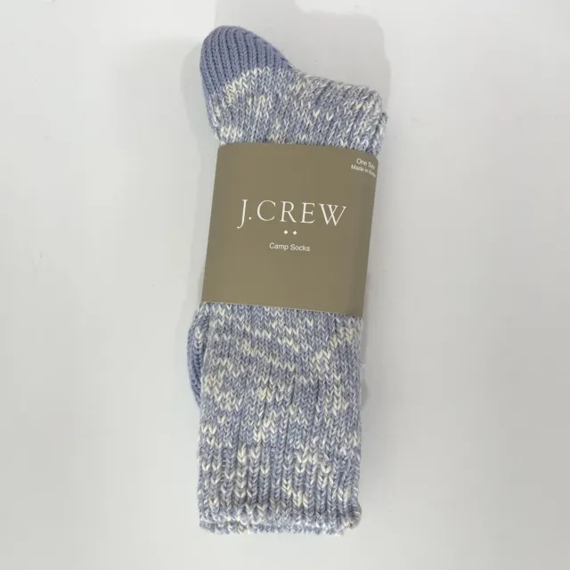 J. Crew Camp Socks Womens One Size Cotton Acrylic NWT