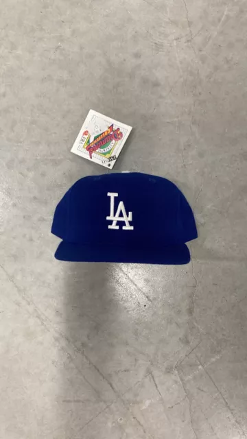 Vtg NWT 90's New Era 5950 LA Dodgers Hat Diamond Collection Pro Model 8 Wool