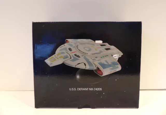 Eaglemoss Star Trek U.s.s. Defiant Nx-74205 Mint Boxed Eaglemoss Star Trek U.s.s. Defiant Nx-74205 Mint Boxed