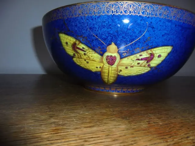 Antique "Carlton Ware" Lustre Bowl, size 9 inch Dia, W & R mark, No chips/cracks 3