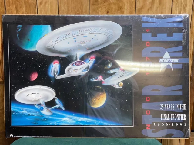 Star Trek Poster - Still in original plastic - STAR TREK 25TH ANNIVERSARY POSTER