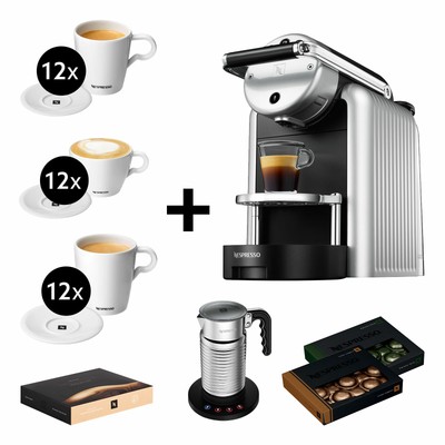 Nespresso Professional zenius 100 macchina da caffè confezione starter Aeroccino 