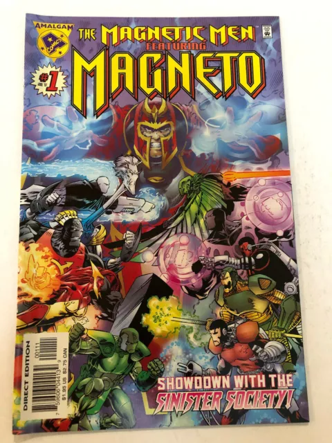 Magnetic Men Featuring Magneto #1 1996, VF/NM, Amalgam Magneto and Metal Men