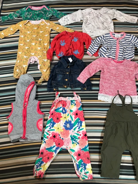 9-12 Months Baby Girl Bundle 🌈