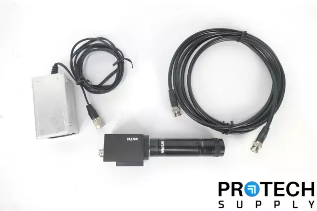 Pulnix TM-200 CCD Camera Kit with Navitar 1-61448 1.33X Lens with WARRANTY
