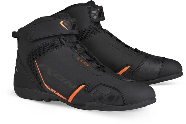 Ixon Gambler 2023 Scarpe Moto (Black/Orange,44)