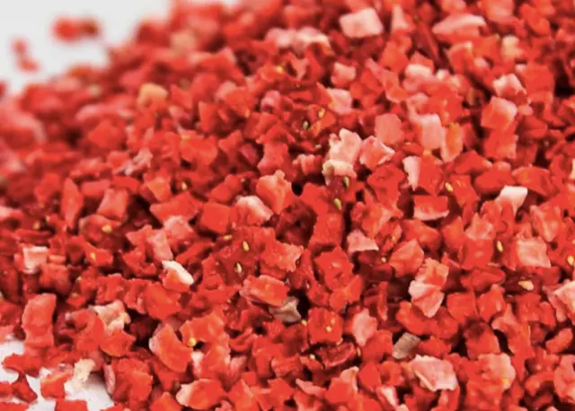 Premium 50g FREEZE DRIED STRAWBERRY PIECES DICED 100% Natural