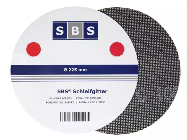 SBS Griglia Smerigliante a Strappo 50 Pezzo Ø225 MM Grana 100 Disco Giraffe