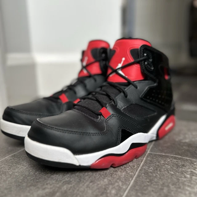 NIKE AIR JORDAN Flight Club 91 Black Red Trainers Size UK 9.5 EU 44.5 US 10.5 44.99 PicClick UK
