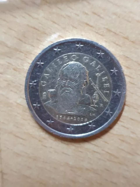 2 Euro Gedenkmünze Italien 2014. Galileo Galilei .