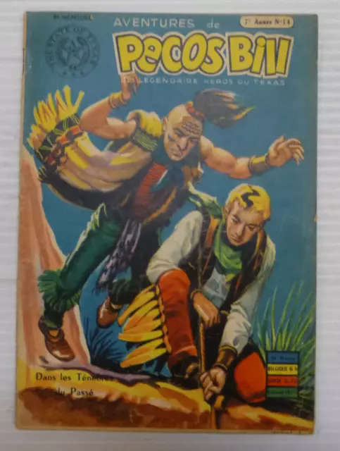 les aventures de pecos bill 7e annee N° 14 ed sage 1956