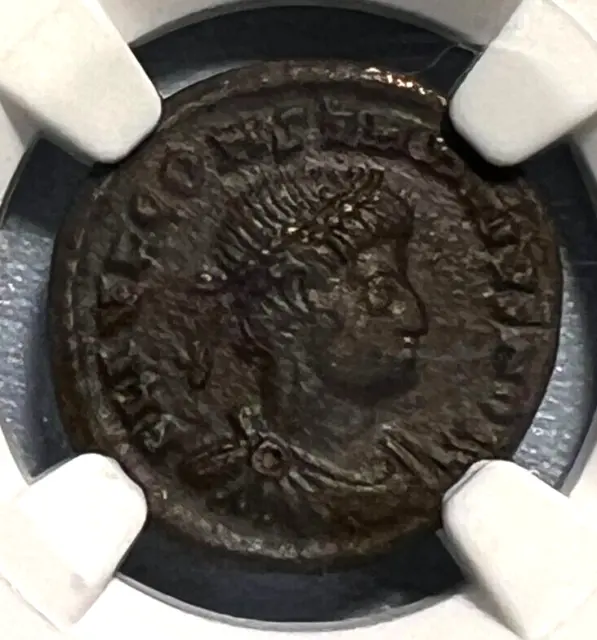 Roman Empire Constantius II AD 332 Bronze NGC XF!