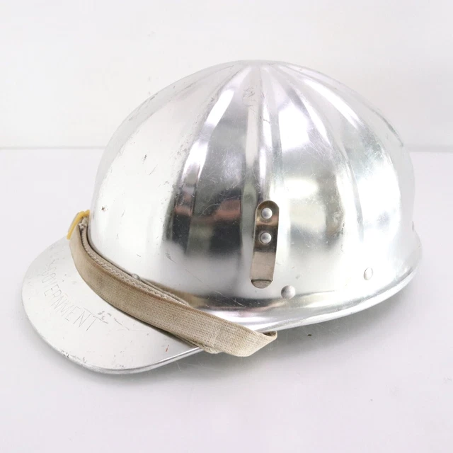 Vintage Superlite Aluminum Fibre-Metal Hard Hat Helmet with Liner
