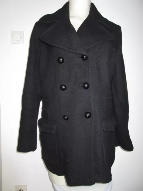 manteau noir taille 44