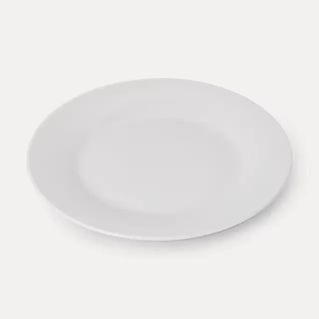 White Dinner Plate 25.5cm Porcelain Premium Quality