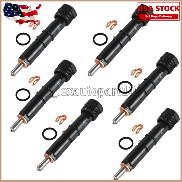 6PCS 0432133864 For 300 Marine Injectors 12 Valve 5.9L Cummins Diesel NEW