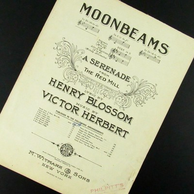 Dream Serenade Feuille Musique Bayer Aspirine Radio Thème Intermédiaire Piano 