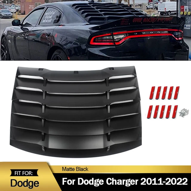 REAR WINDOW LOUVER Cover Sun Shade Vent For Dodge Charger 20112022