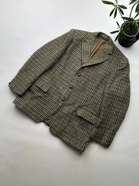 Blazer vintage Harris Tweed da uomo taglia L