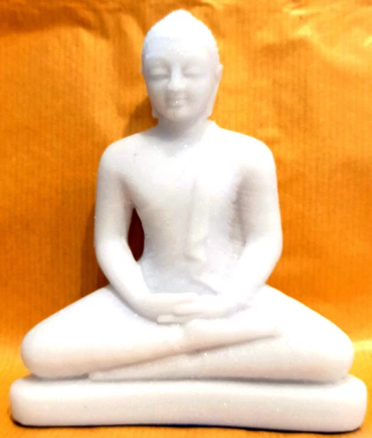 Buddha Statue Figurine 5 Inches  Meditation Pose Handmade Dolomite Sri Lanka