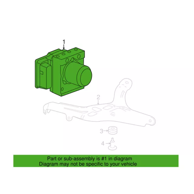 Genuine OEM ABS Hydraulic Modulator Assembly Rewritable For Honda Accord 2014