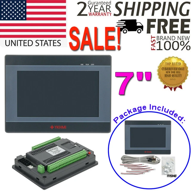 CONTROLLER PLC LOGICA Programmabile 7" HMI Touch Screen Per Automazione ...