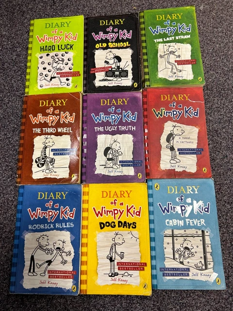 DIARY OF A Wimpy Kid x 9 Buchpaket von Jeff Kinney EUR 21,03 PicClick DE