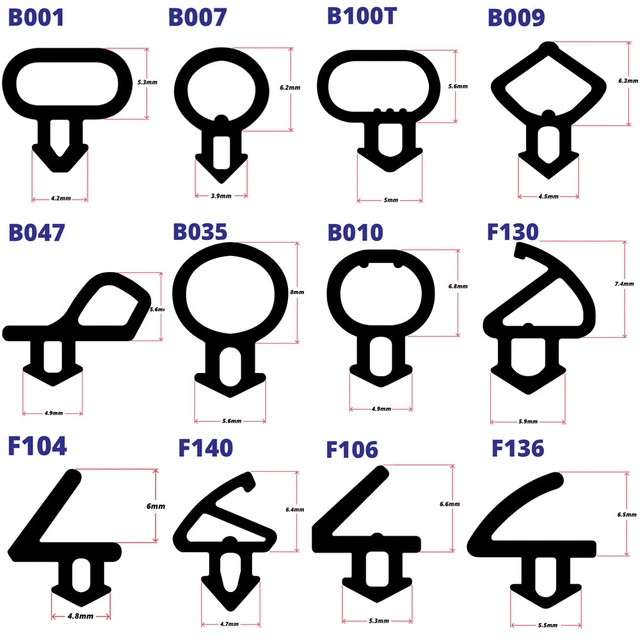 UPVC WINDOW & Door Bubble Gasket Seal Flipper Double Glazing Rubber Draught Seal £1.99 PicClick UK