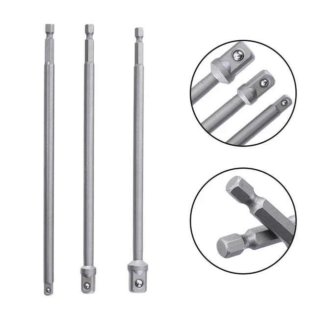 Adaptateur de prise d'impact à tige hexagonale tournevis électrique pneumatiqu
