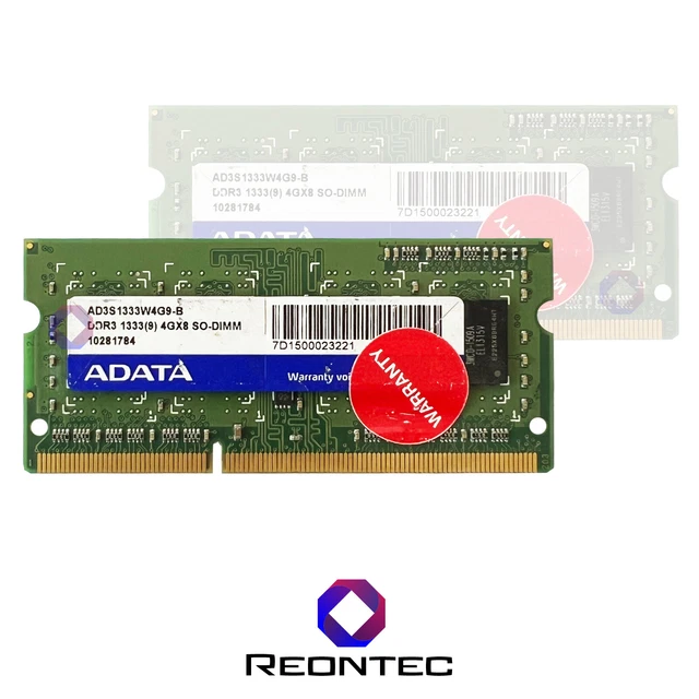 RAM ASint 4 Go (1x4 Go) DDR3L SO-DIMM – PC3L-10600S – SSAC02G08-GDJNG